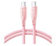 JoyRoom Multi-Color Series S-A34 USB-C / USB-C PD 60W 1m - różowy - 1354832 - zdjęcie 1